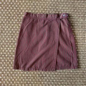 Checkered Esprit Vintage Mini Skirt